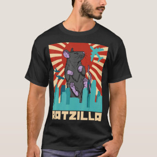 Camiseta Rato-Cinto Doméstico Rato Rodante Rato Rato Rato B