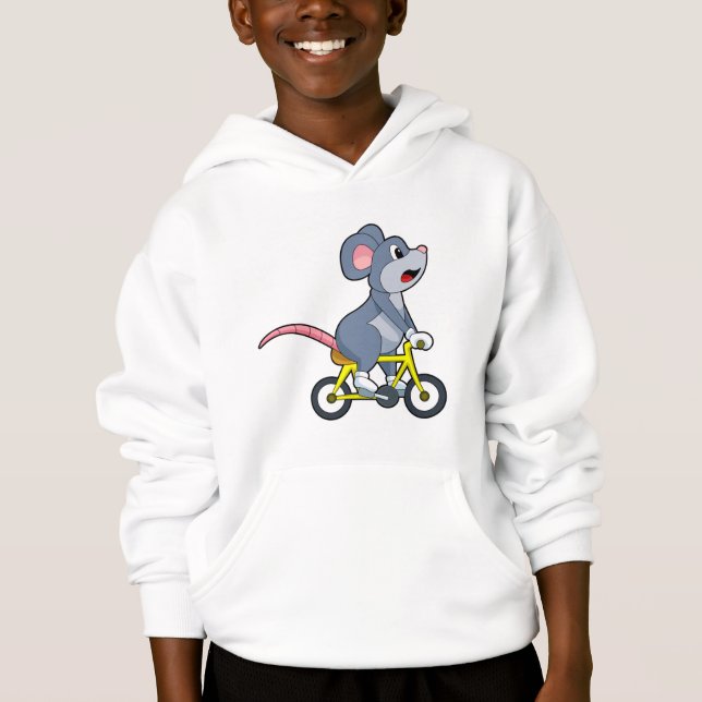 Camiseta Rato com Bicicleta (Frente)