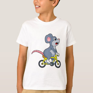 Camiseta Rato com Bicicleta