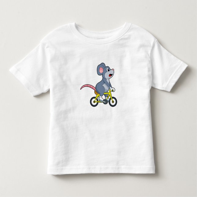 Camiseta Rato com Bicicleta (Frente)