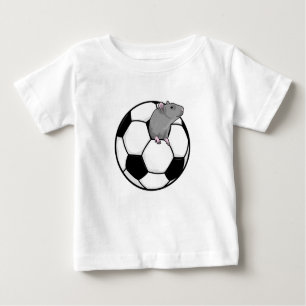 Camiseta Rato com bola de futebol