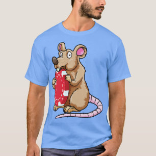 Camiseta Rato com chips