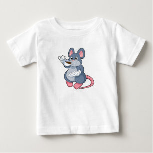 Camiseta Rato com Taça de Café