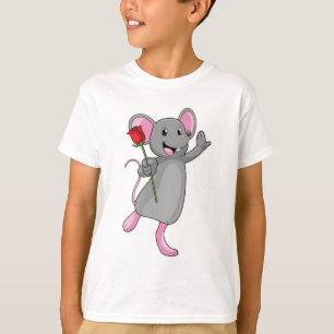 Camiseta Rato com ventilador de Rosa