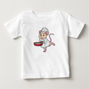 Camiseta Rato como cozinhar com o chapéu Panorâmico e Coz