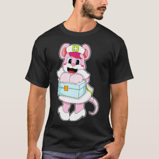 Camiseta Rato como enfermeiro com caixa