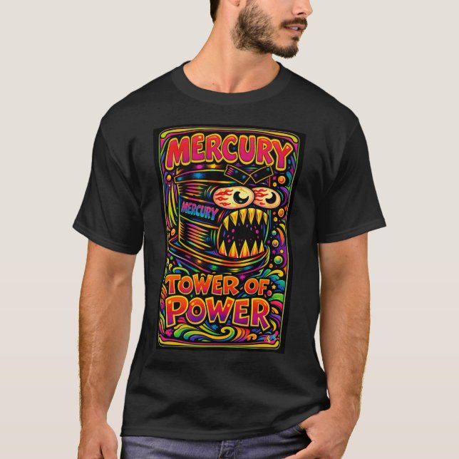 Camiseta Rato Creek | CreekRat Co. | Torre de Poder Mercúri (Frente)