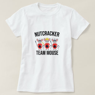 Camiseta Rato da Equipe Nutcracker, Nutcracker de Natal