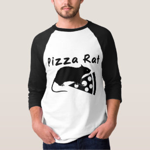 Camiseta Rato da pizza