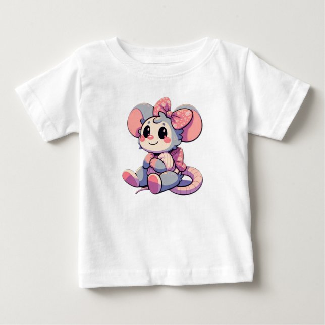 Camiseta Rato de animação (Frente)