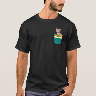 Camiseta Rato de bolso, proprietário de roedores de animais