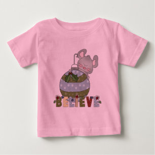 Camiseta Rato de Cartoon acredita nas Férias de Natal