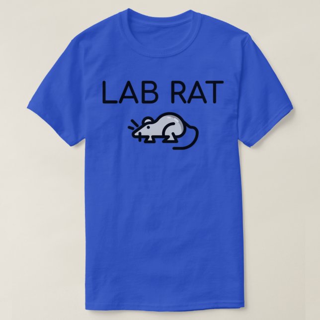 Camiseta Rato de laboratório (Frente do Design)