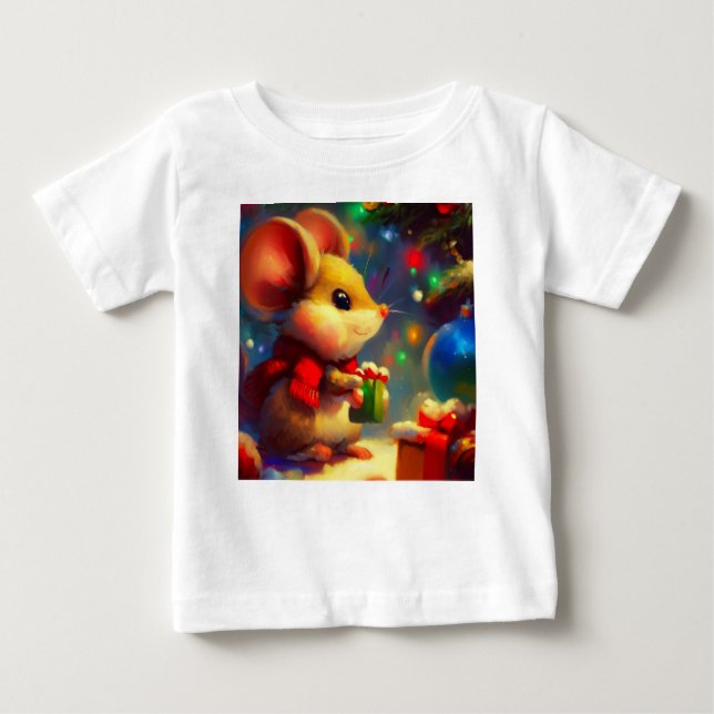 Camiseta Rato de Natal 2 (Frente)