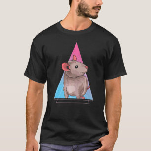 Camiseta Rato de Vaporwave, proprietário de animais de esti