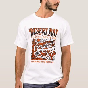 Camiseta Rato do Deserto Tucson Arizona Natureza Vida Selva