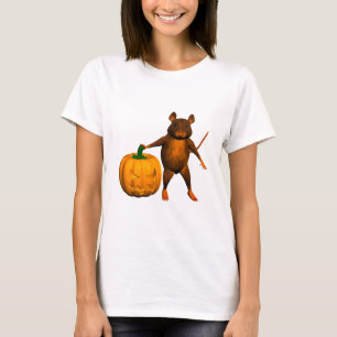 Camiseta Rato do mouse do Dia de as Bruxas engraçado House