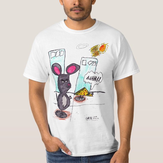 Camiseta Rato e queijo de Caydie Harrington (Frente)
