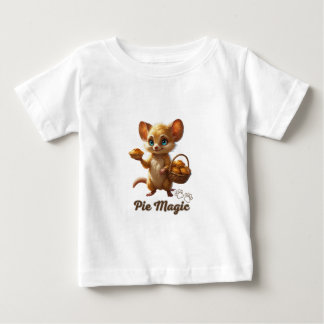 Camiseta Rato Fofo da Floresta com Tortas