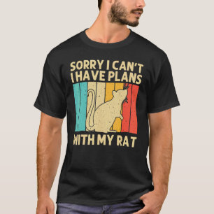 Camiseta Rato Fofo Para Homens Mulheres Rato Camundongo Rat