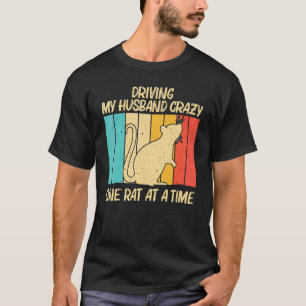 Camiseta Rato Fofo Para Mulheres Mãe Rato Rato Do Rio Anima