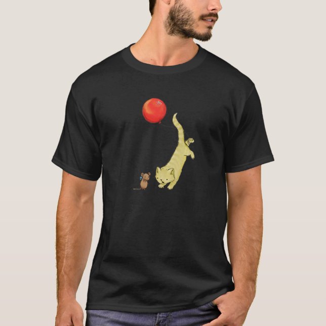 Camiseta Rato Gato E Balão (Frente)