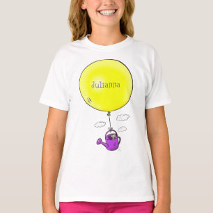 Camiseta Rato giro em lata com desenho de balão