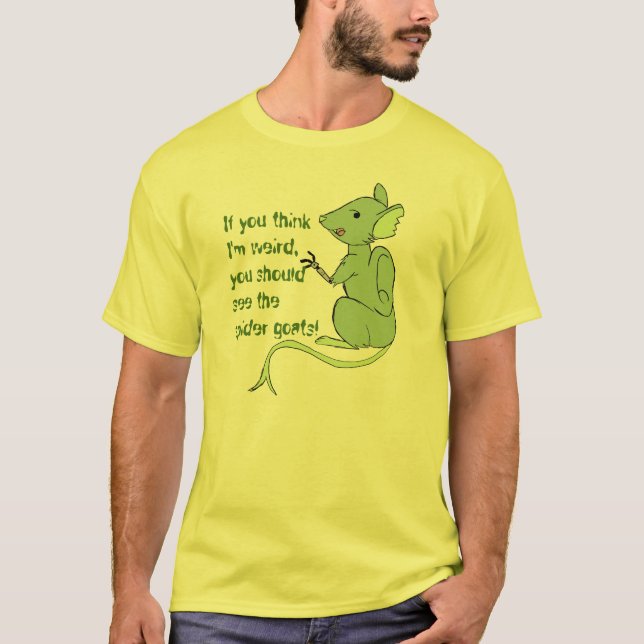 Camiseta Rato louco do laboratório (Frente)