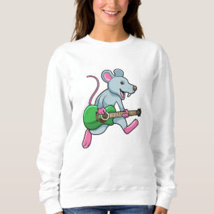 Camiseta Rato na Música com Violão