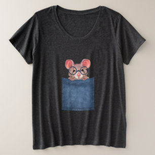Camiseta Rato no bolso