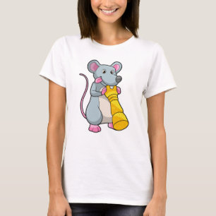 Camiseta Rato no xadrez com peão de xadrez