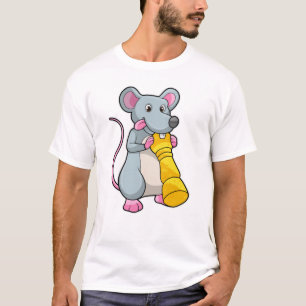 Camiseta Rato no xadrez com peão de xadrez