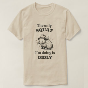 Camiseta Rato O único que estou fazendo é didly