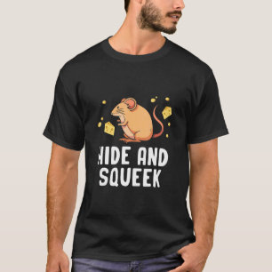 Camiseta Rato Para Homens Maus Covarde Pet Mulheres Criança
