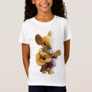 Camiseta Rato que joga a guitarra