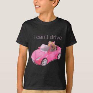 Camiseta Rato que não consigo dirigir engraçado para homens