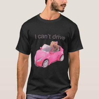 Camiseta Rato que não consigo dirigir engraçado para homens