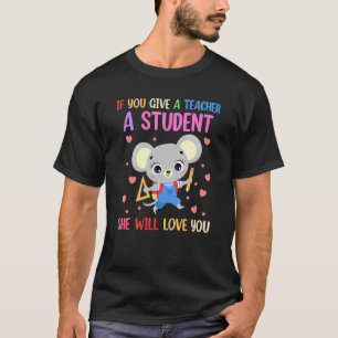Camiseta Rato Se Dar A Um Professor Uma Estudante Ela Vai L