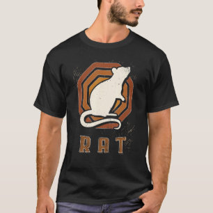 Camiseta Rato Vintage Retro Clássico Amor Animal