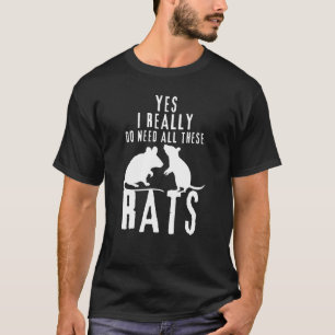 Camiseta Ratos Citam Sim Eu Realmente Preciso Desses Ratos 