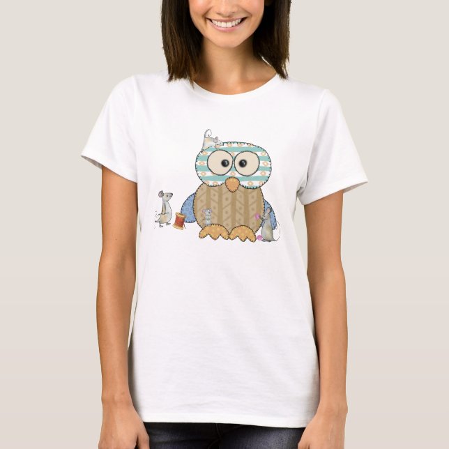 Camiseta Ratos cosão coruja (Frente)