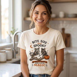 Camiseta Ratos de Halloween Fofos Assando | Pequeno Porte e
