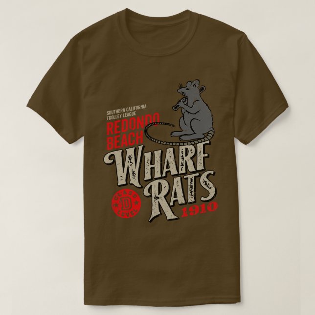 Camiseta Ratos do Cais Redondo Beach (Frente do Design)