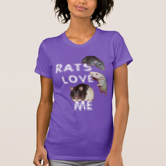 Camiseta ratos me amam T shirt (Frente)
