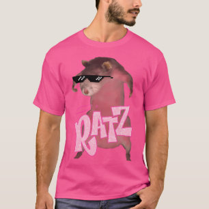 Camiseta Ratz Pink Engraçado Memória Ratt Mulheres Filhos F