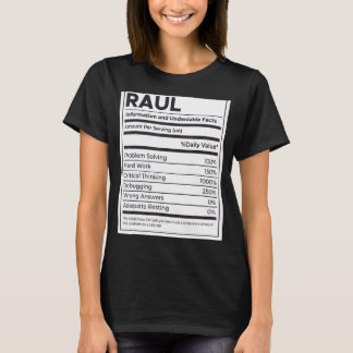 Camiseta Raul Nutrition Information Problem Solving Duro Wo