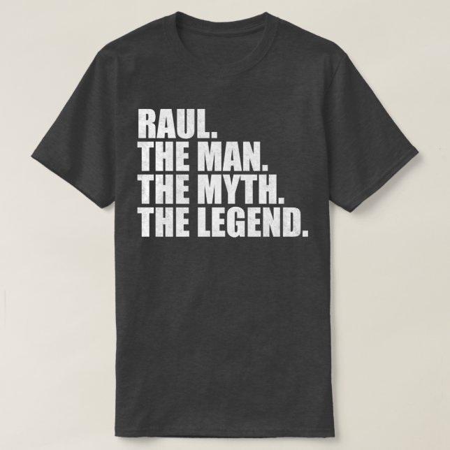 Camiseta RaulRaul Nome Raul nome próprio (Frente do Design)