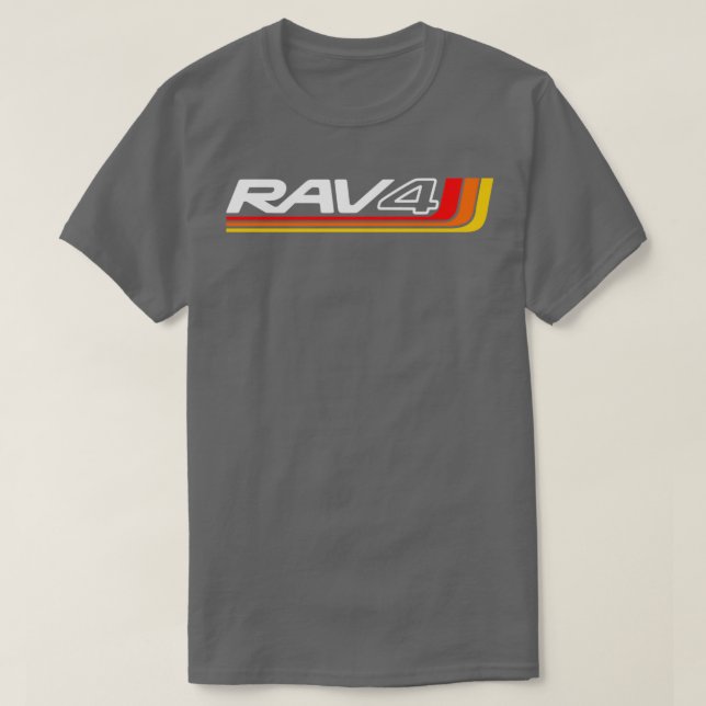 Camiseta RAV4 Cor do patrimônio Trabalho de arte 2 (Frente do Design)