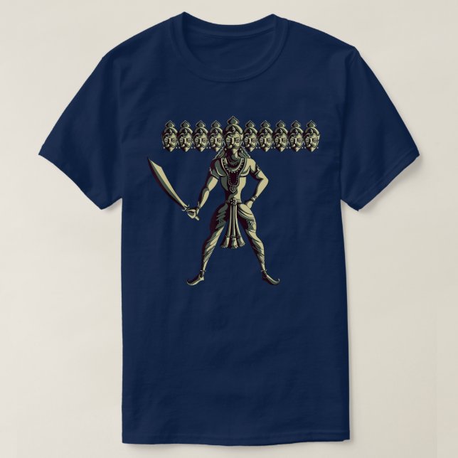 Camiseta Ravana Hindu Hinduism God Demon  (Frente do Design)