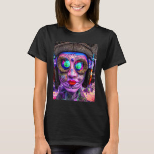 Camiseta Rave Party Psicodélico EDM Trance Club DJ design_1